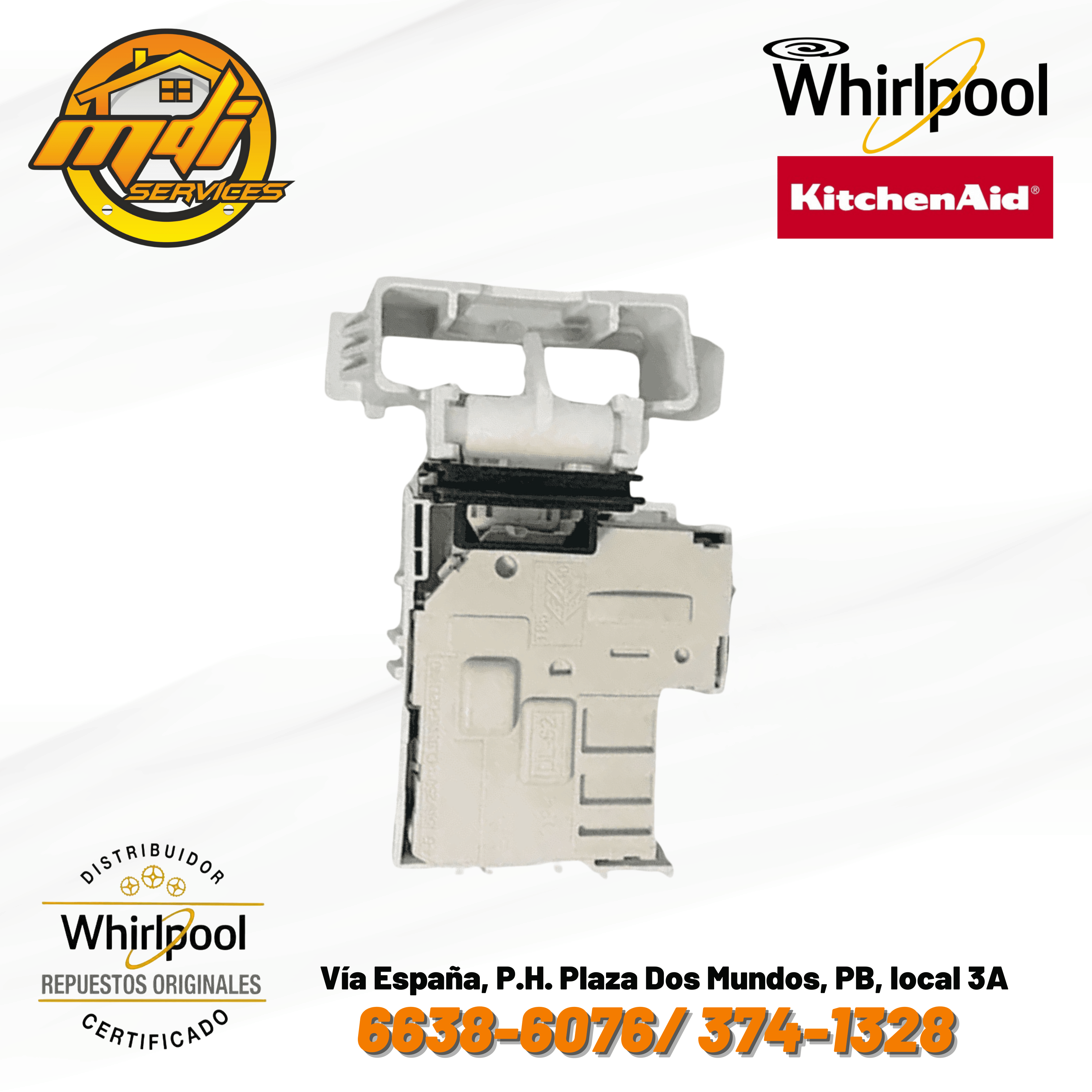 SWITCH DE PUERTA LAVADORA WHILPOOL ORIGINAL